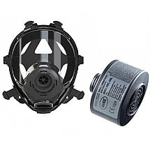 Комплект для захисту від бор: маска+фільтр+сумка BLS / Бі Ель Ес, SR 5150 NBC-3/SL M BAG (Італія), фото 2