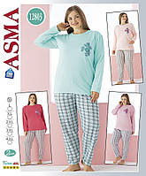 Тёплая женская пижама ,РОСТОВКА от 44 до 54 р-р. Пижама зимняя, байковая пижама, Турция