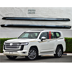 Рейлинги на крышу для Toyota LC300 Land Cruiser 300 2021+ г.в. стиль лезвия