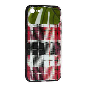 Накладка Glass Case Burberry Mirror Apple iPhone 7 / 8 / SE 2,  Red