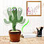 УЦЕНКА! Танцюючий кактус з підсвічуванням/Dancing Cactus 32 см/Іграшка повторюшка (120 пісень), фото 8