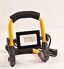 Переносний світлодіодний прожектор 10Вт 6500К 560Lm на підставці + кабель з вилкою 1,5м LMP98-10, фото 3
