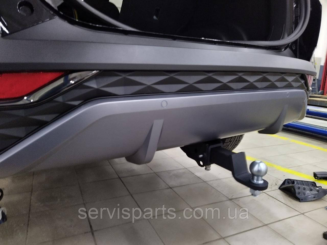 Фаркоп Hyundai Tucson IV 2021-2024 (Хендай Туксон 4) під американський квадрат