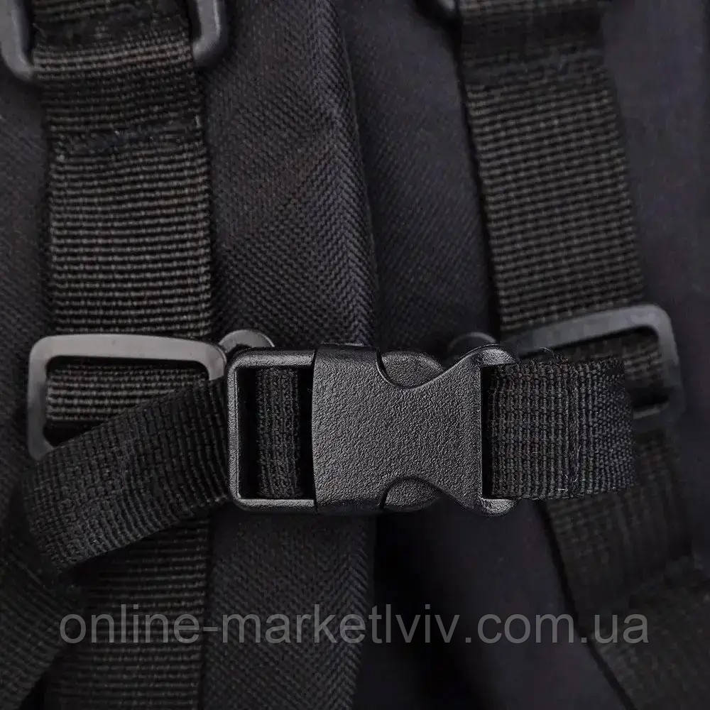 Штурмовой рюкзак US Army M11 на 40л (50x39x25 см) + Подарок Флисовая балакла / Военный рюкзак с системой Molle - фото 7 - id-p1689035240
