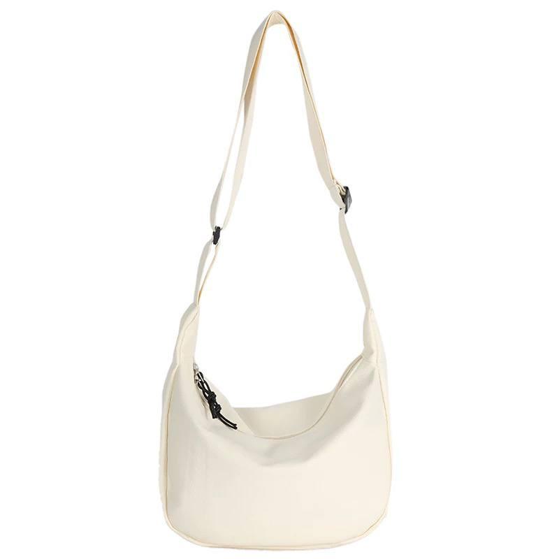 Сумка жіноча молочна тканинна, фото 1