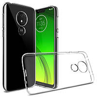 Силиконовый прозрачный чехол для Motorola Moto G7 power