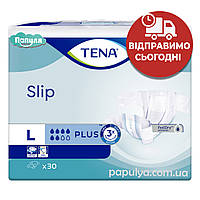 Подгузники для взрослых 3 TENA Slip Plus Large 30 шт памперсы для взрослых