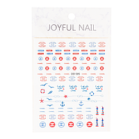 Наклейки для дизайна ногтей Joyful Nail DD-585