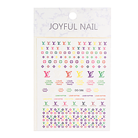 Наклейки для дизайна ногтей Joyful Nail DD-586