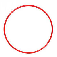 Обруч гимнастический пластиковый диаметр 55 см. (разные цвета) красный
