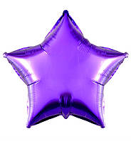 Повітряні кульки "Зірка" Ø - 22 см., Іспанія, колір - фіолетовий