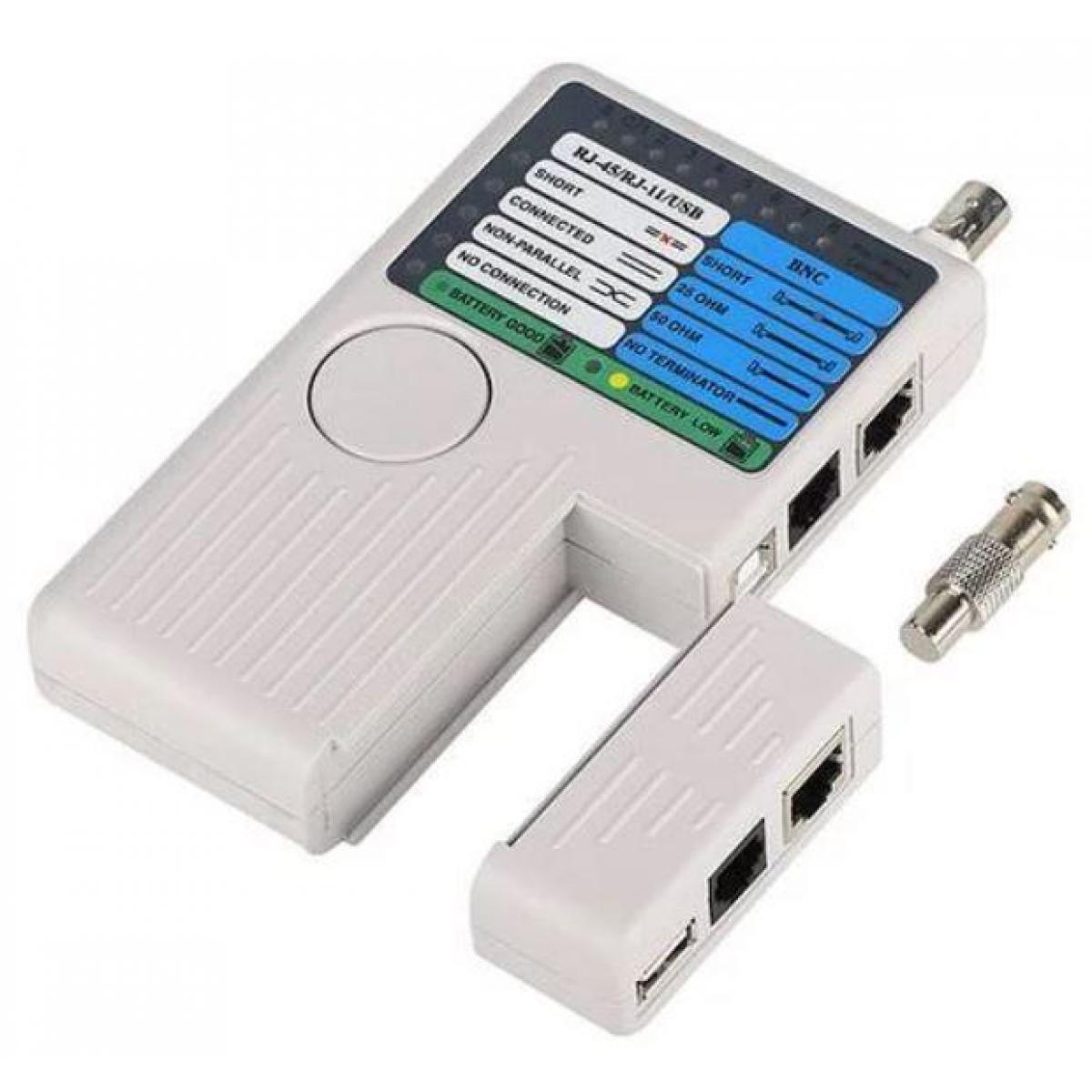 Тестер мережі, аналізатор RJ45 RJ11 BNC USB AM-BM, C1047