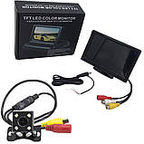 Монітор з камерою заднього виду DS-4.3 та A-101 система заднього виду: монітор з камерою для паркування, фото 10