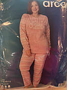 Піжама жіноча флісова + махра(костюм) - Батал