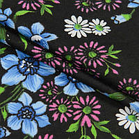 Ткань фланель для сорочек пижам халатов цветы
