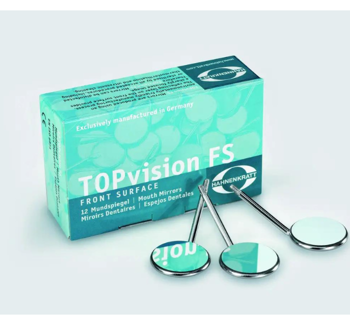 Дзеркало стоматологічне Top Vision FS ТМ Hahnenkratt з одним шаром родового напилення №5 (24 мм) Збільшуюче, фото 1