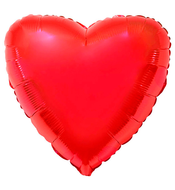 Повітряні кульки "Серце" Ø - 22 см., Іспанія, колір - червоний
