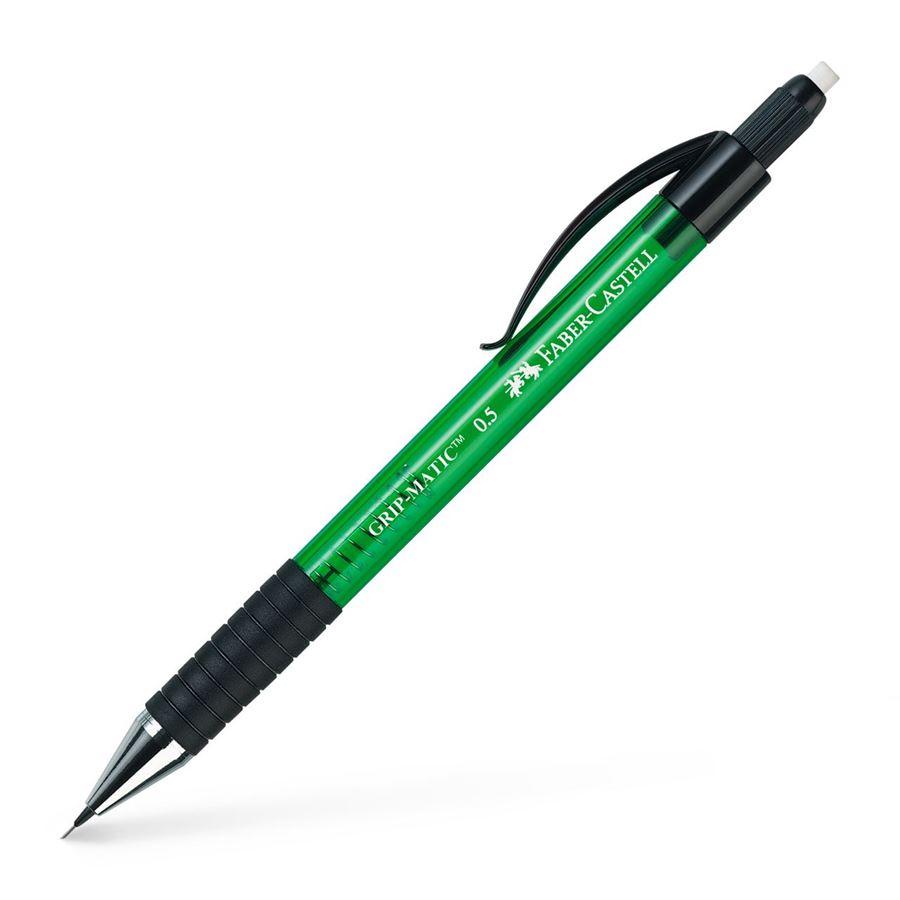 Олівець механічний 0,5 мм Grip Matic, зелений 137563, Faber-Castell, фото 1