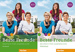 Beste Freunde A2/1 Kursbuch&Arbeitsbuch mit CD-ROM Підручник та Робочий зошит