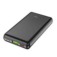 Портативное зарядное устройство Power Bank HOCO Q7 10000мАч USB Type-C 3A Черный