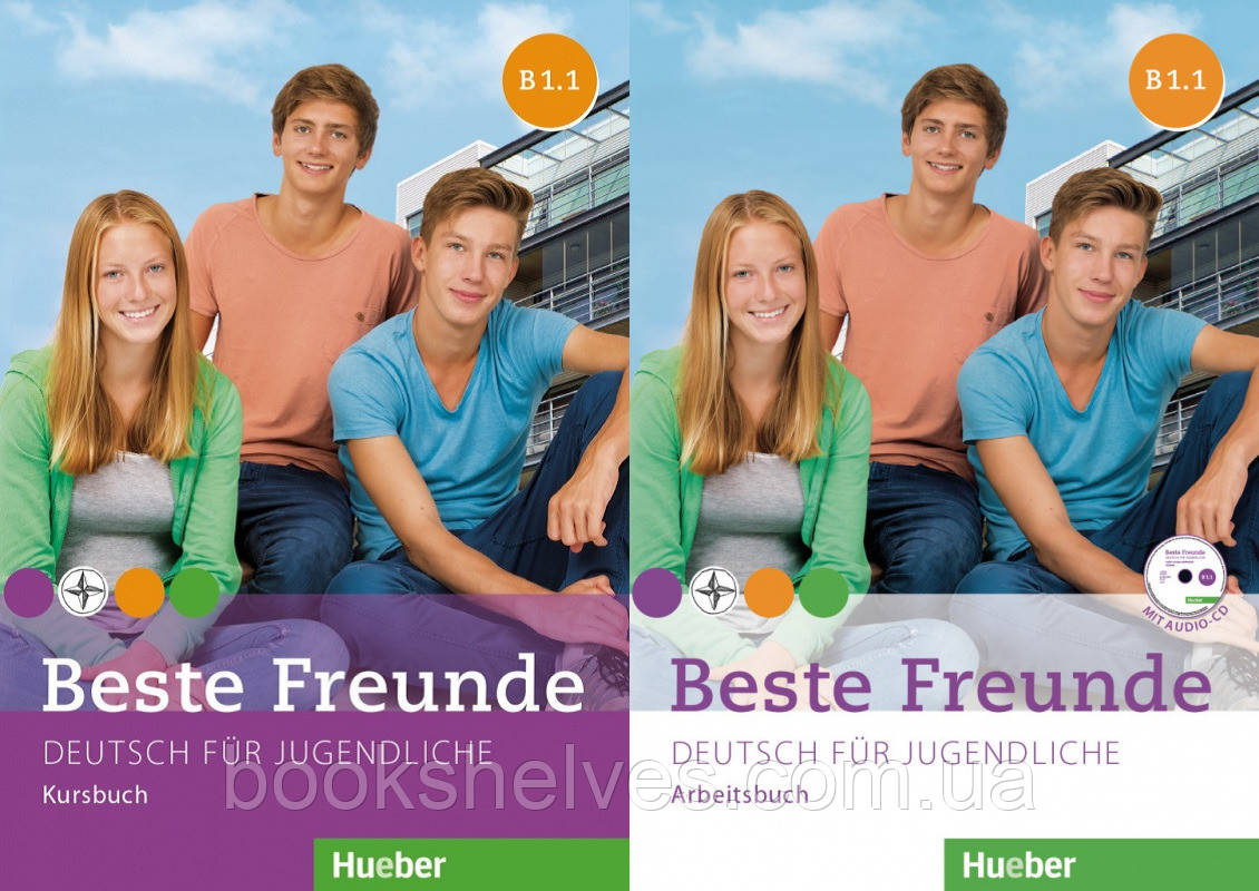 Beste Freunde B1/1 Kursbuch&Arbeitsbuch mit CD-ROM Підручник та Робочий зошит