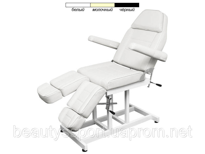 Крісло косметологічне мод. 246Т (біле) для педикюру та косметології