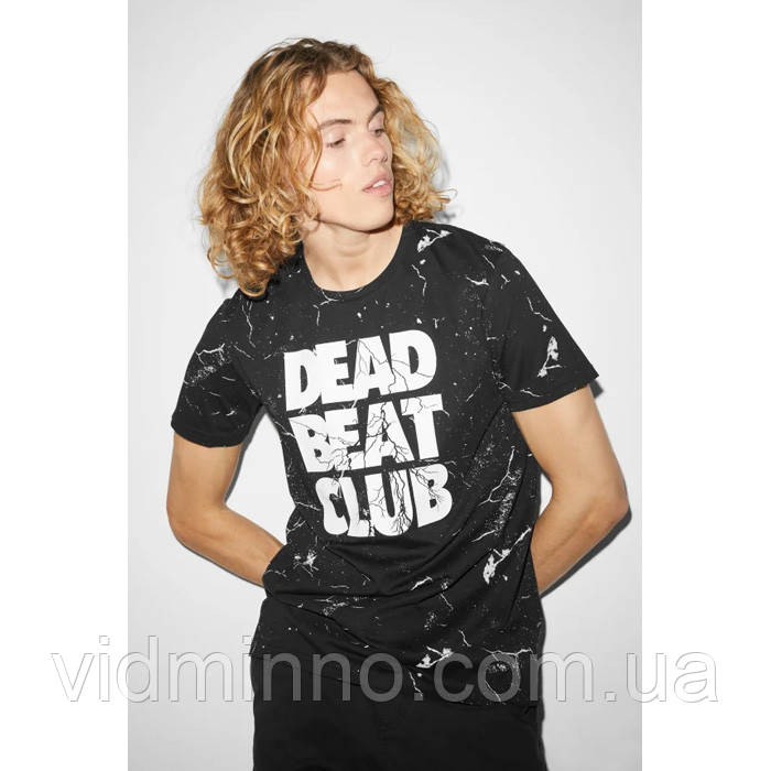 Чоловіча футболка C&A р.M, Dead Beat Club, фото 1