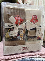 Набір вафельних рушників Кава (6 шт.) Туреччина