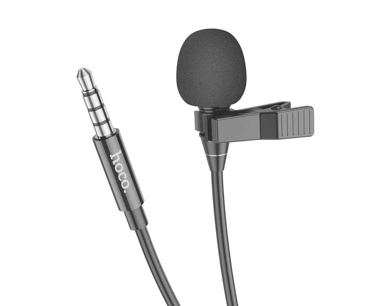 Мікрофон петличний Hoco L14 3.5 mm Lavalier із затискачем