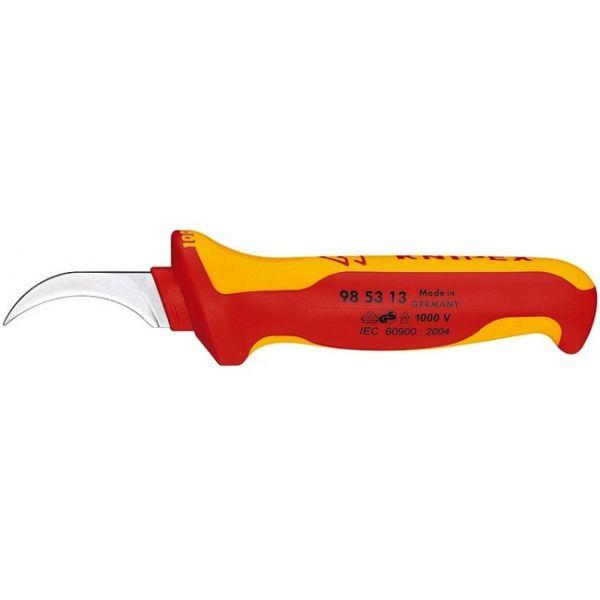 Нож для удаления оболочки кабеля с секторными жилами Knipex, 190 мм 98 53 13 - фото 1 - id-p1689091316