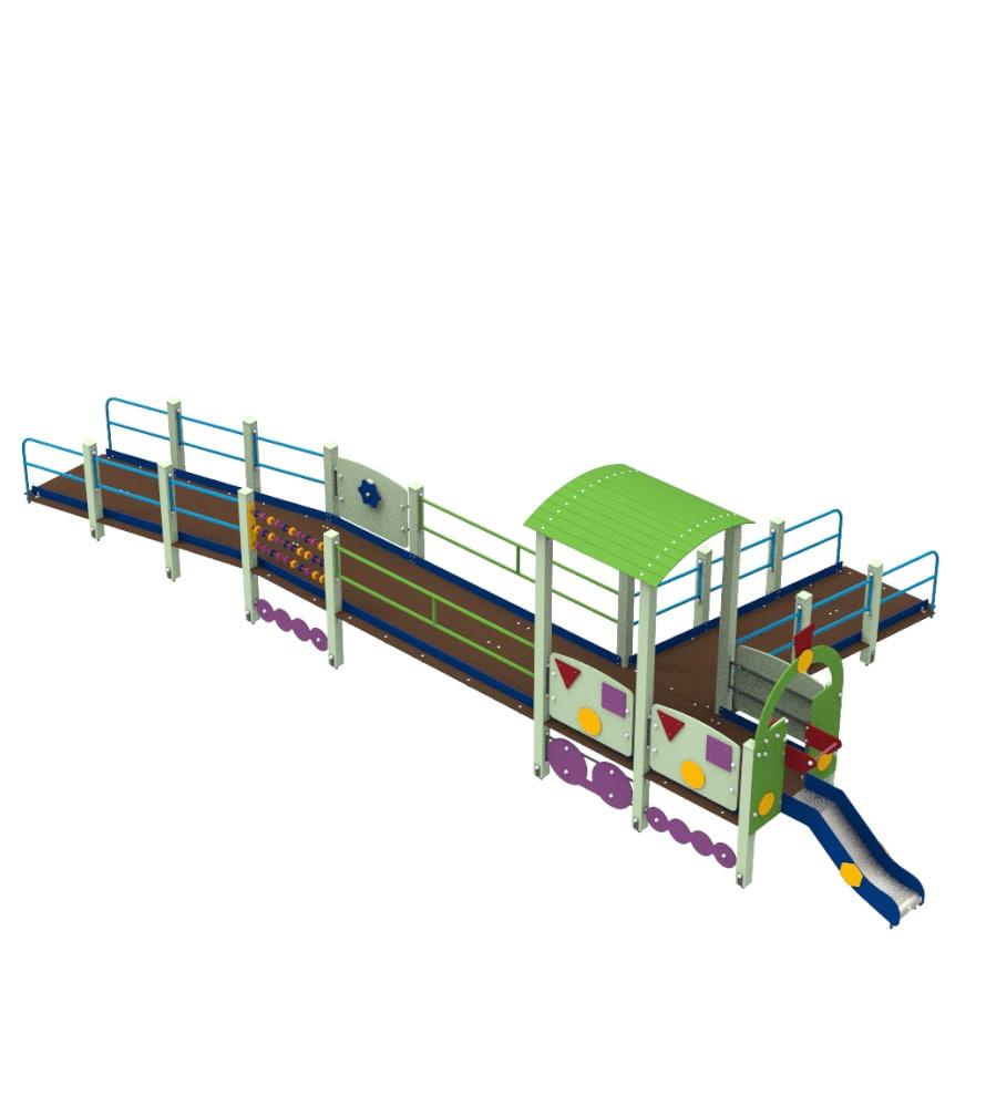Дитячий ігровий комплекс для дітей з особливими потребами "Потяг"
