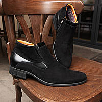 Стильные замшевые мужские ботинки 43-44 размер, польский производитель