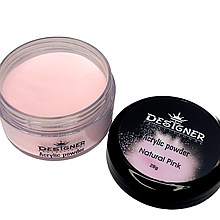 Акрилова пудра/Acrylic powder 28 г. для зміцнення нігтів та акрилового нарощування Дизайнер Natural pink