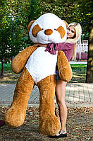 Велика Плюшева Панда 2 метри, коричнева м'яка панда, подарунок для дівчини