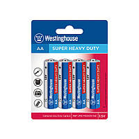 Солевая батарейка Westinghouse Super Heavy Duty AA/R6 4шт/уп blister