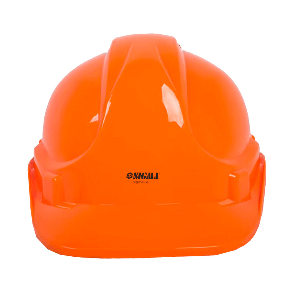 Каска будівельна 8 точок кріплення (жовтогаряча) SIGMA (9414531)