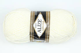 Пряжа Лана Голд 55 білий Alize (Алізе) 13D11