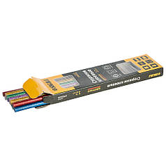 Набір стержнів клейових Ø8×200мм 12шт 0.2 кг (кольорові) SIGMA (2703151)