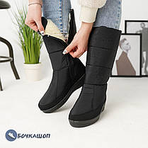 Високі дутики на хутрі непромокаючі, фото 4