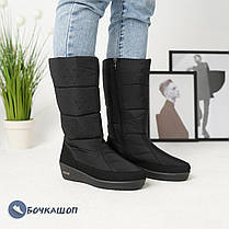 Дутики жіночі чорні, фото 3