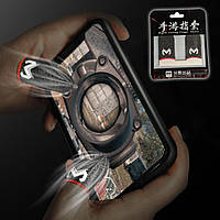 Игровые напальчники MEMO для телефона / смартфона черные / серые для игр Pubg mobile Call of Duty Fortnite