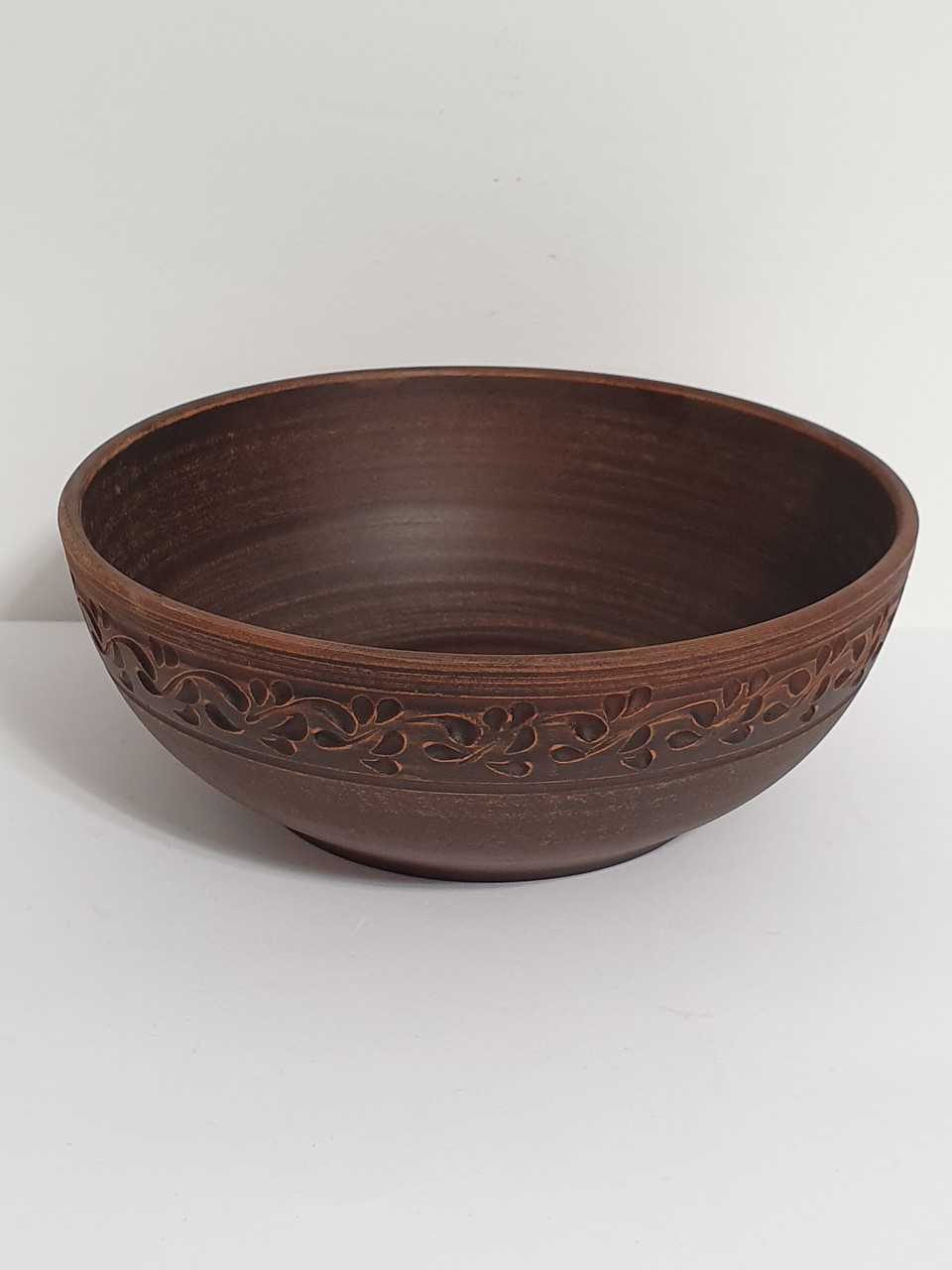 Миска (посуд), глиняна (з червоної глини), 1 л.