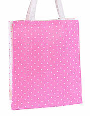 Біло-рожева жіноча сумка-шоппер TOITA, фото 3