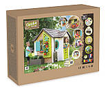 Дитячий будиночок Smoby Садовий з кашпо та годівничкою 810405, фото 6