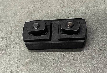 Планка Picatinny для кріплення на M-LOK, Чорна, DLG TACTICAL (DLG-109-black) 3 Slots, планка Пікатінні для M-LOK, фото 3