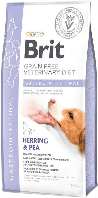Brit Veterinary Diet Dog Grain Gastrointestinal беззерновий при гострих і хронічних гастроентеритах-12кг
