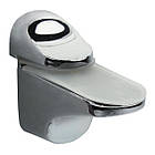 Полка прямокутна скляна 1000ммх150ммх8мм, прозора з кріпленнями., фото 6