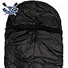 Спальний мішок ковдра з капюшоном до - 20ºC Ranger 3 season Black спальні мішки ковдри трисезонний спальний мішок Чорний, фото 10
