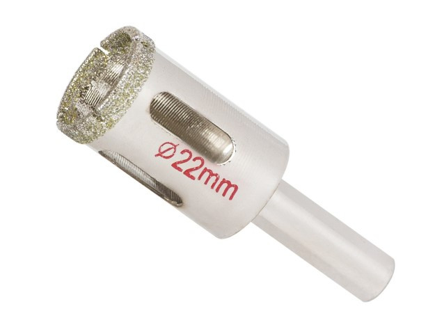 Алмазна коронка по керамограниту для плитки 22 мм. Sigma 1541221