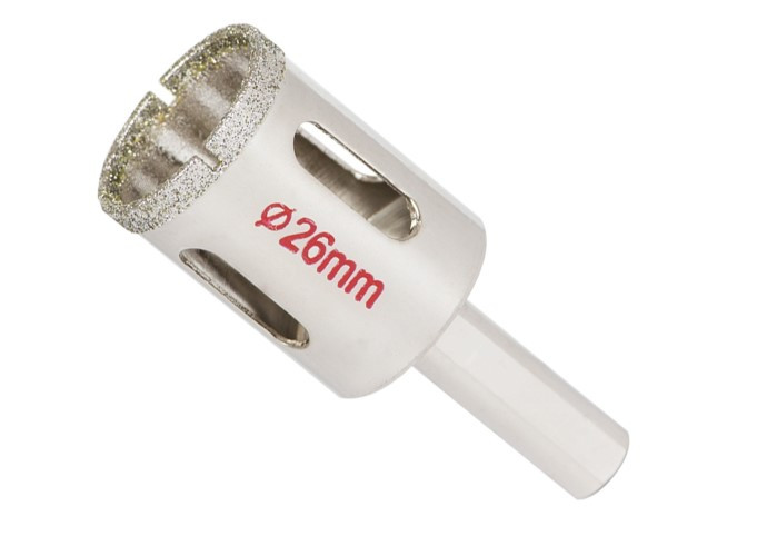 Алмазна коронка по керамограниту для плитки 26мм. Sigma 1541261